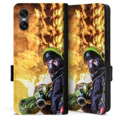 Sideflip with flap  black