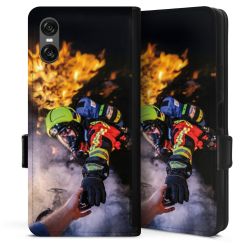 Sideflip with flap  black