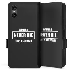 Sideflip mit Lasche schwarz