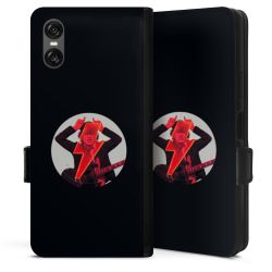 Sideflip mit Lasche schwarz