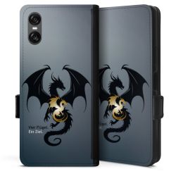 Sideflip with flap black/lateral flap