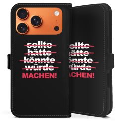 Sideflip mit Lasche schwarz