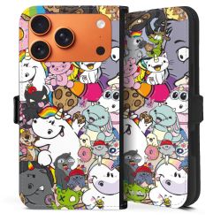 Sideflip mit Lasche schwarz