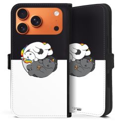 Sideflip mit Lasche schwarz