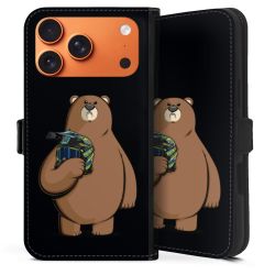 Sideflip mit Lasche schwarz