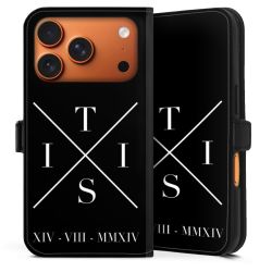 Sideflip mit Lasche schwarz