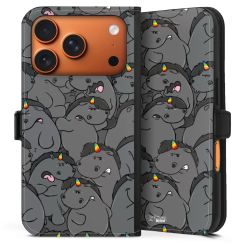 Sideflip mit Lasche schwarz