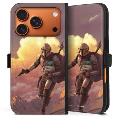 Der Mandalorianer und Grogu Sonnenguntergang Wolken