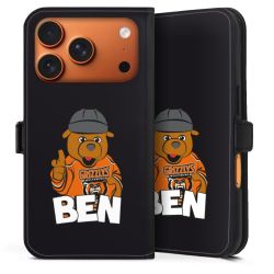 Sideflip mit Lasche schwarz