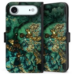 Aspetto marmorizzato ciano glitterato