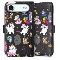 Sideflip mit Lasche schwarz