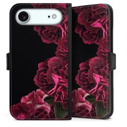 Rose vintage su nero