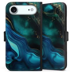 Encre bleue et dorée