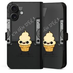 Sideflip mit Lasche schwarz