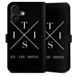 Sideflip mit Lasche schwarz