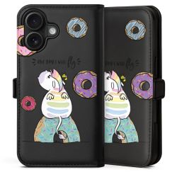 Sideflip mit Lasche schwarz