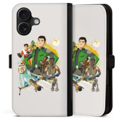 Sideflip mit Lasche schwarz