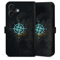 Sideflip mit Lasche schwarz