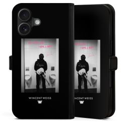 Sideflip mit Lasche schwarz