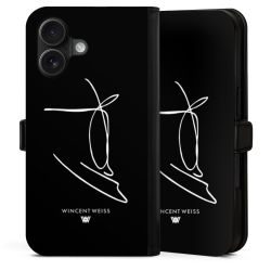 Sideflip mit Lasche schwarz