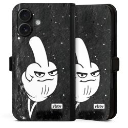 Sideflip mit Lasche schwarz