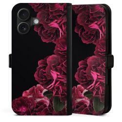 Rose vintage su nero