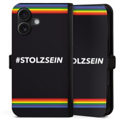 Sideflip mit Lasche schwarz