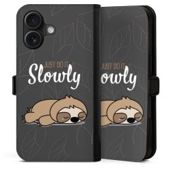 Just Do It Slowly Sloth Grey
