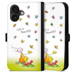 Sideflip mit Lasche schwarz