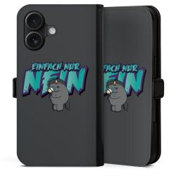 Sideflip mit Lasche schwarz