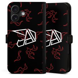 Sideflip mit Lasche schwarz