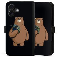 Sideflip mit Lasche schwarz