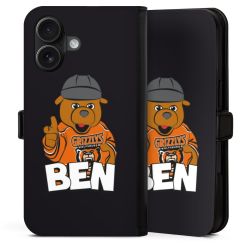 Sideflip mit Lasche schwarz