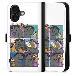 Sideflip mit Lasche schwarz