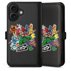 Sideflip with flap black/lateral flap