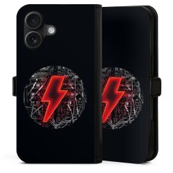 Sideflip mit Lasche schwarz