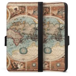 Mappa del mondo vintage