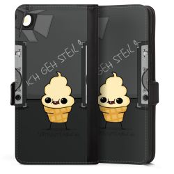 Sideflip mit Lasche schwarz