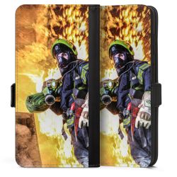 Sideflip with flap black/lateral flap