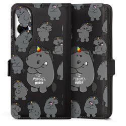 Sideflip mit Lasche schwarz