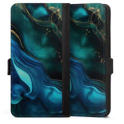 Encre bleue et dorée