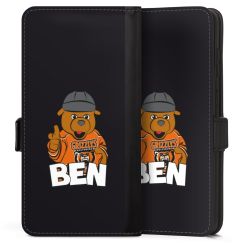 Sideflip mit Lasche schwarz