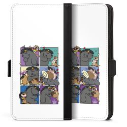 Sideflip mit Lasche schwarz