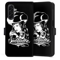 Sideflip mit Lasche schwarz