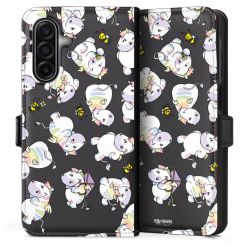 Sideflip mit Lasche schwarz