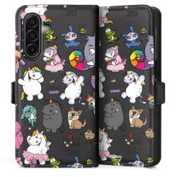 Sideflip mit Lasche schwarz