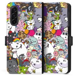 Sideflip mit Lasche schwarz