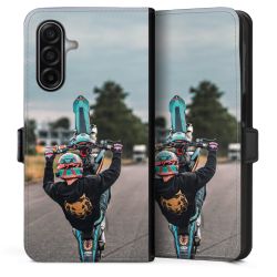 Sideflip mit Lasche schwarz