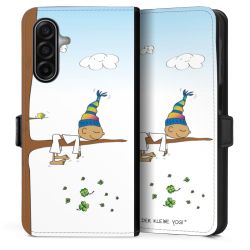 Sideflip mit Lasche schwarz