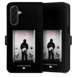 Sideflip mit Lasche schwarz